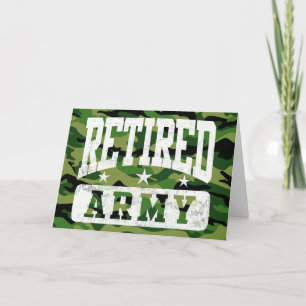 Retired Army Card