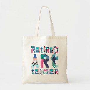Retired Art Teacher Teaching Retirement Gift Tote Bag
