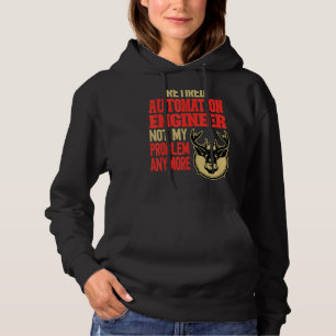Retired Automation Engineer Deer Hunting Hoodie