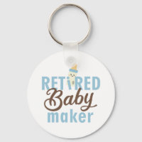 Retired Baby Maker Funny Vasectomy Modern Cute