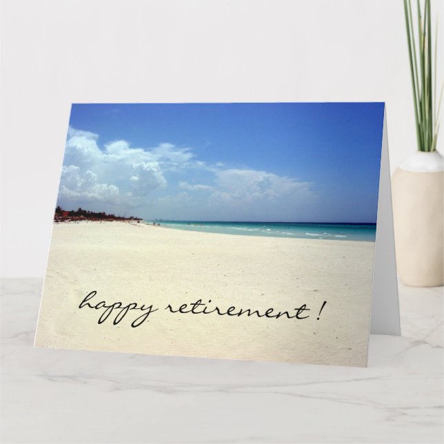 retired beach big card (Front)