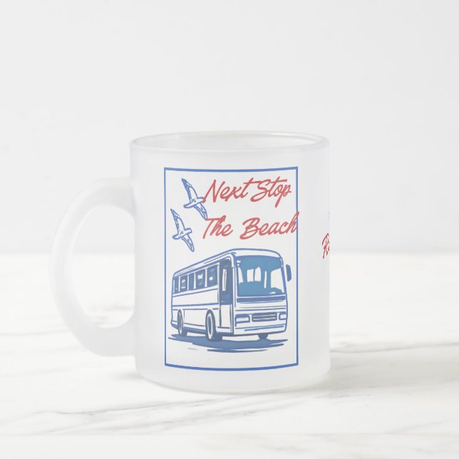 Retired Bus Driver Mug – Funny Retirement Gift (Left)
