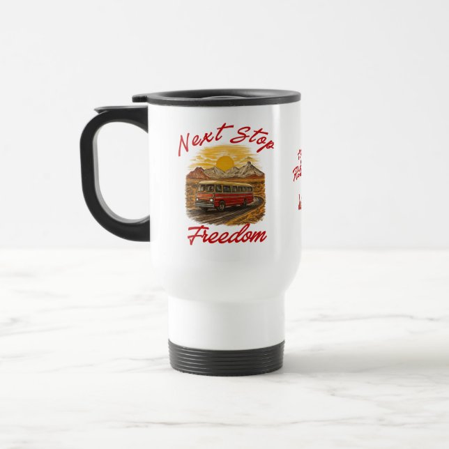 Retired Bus Driver Mug – Funny Retirement Gift (Left)