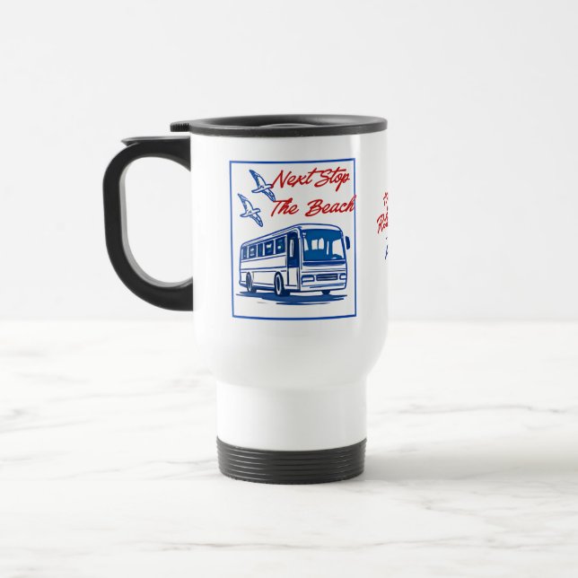 Retired Bus Driver Mug – Funny Retirement Gift (Left)