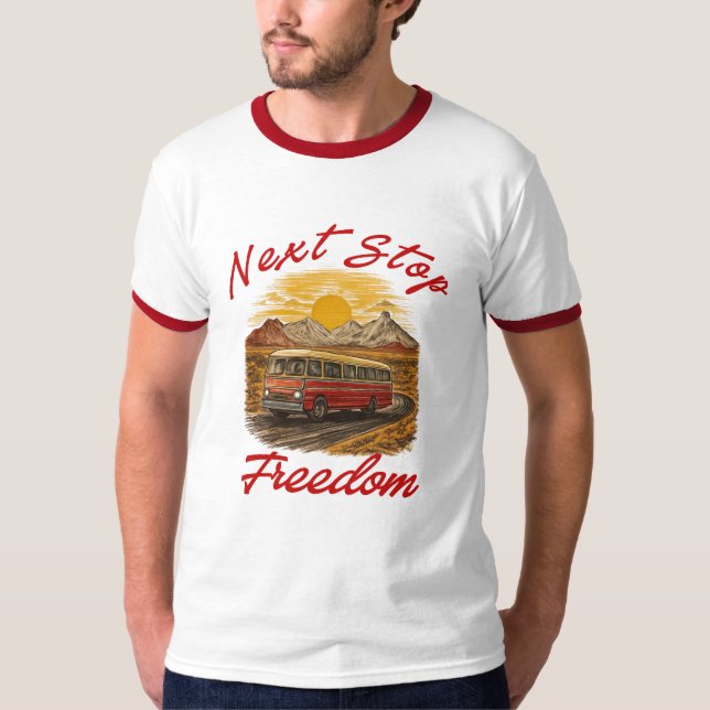 Retired Bus Driver T-Shirt – Funny Retirement Gift (Front)