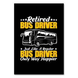 Retired Bus Driver Table Number