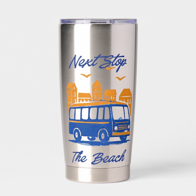 Retired Bus Driver Tumbler – Funny Retirement Gift (Front)