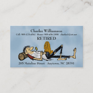 Retired Business Card RipVanWinkle & Hound image