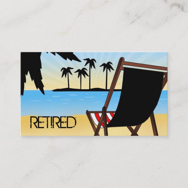 Retired business cards (Front)