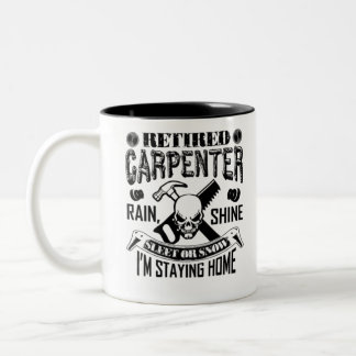 Retired Carpenter Two-Tone Coffee Mug