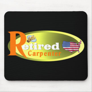 Retired Carpenter USA Mouse Mat