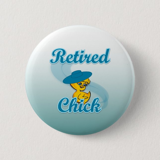 Retired Chick #3 6 Cm Round Badge (Front)