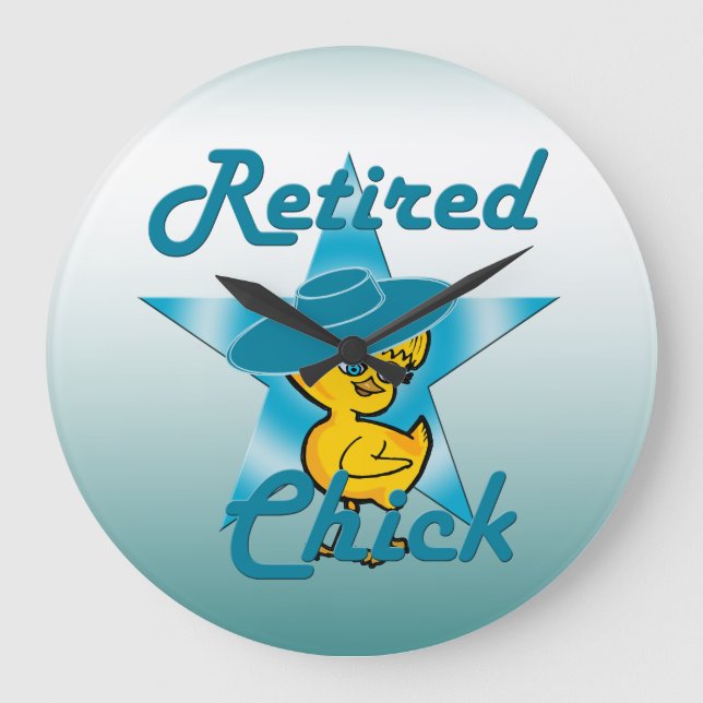 Retired Chick #7 Large Clock (Front)