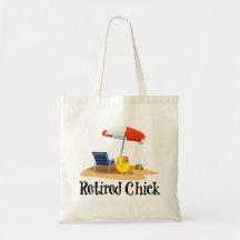 Retired Chick...Cute and Colourful Design