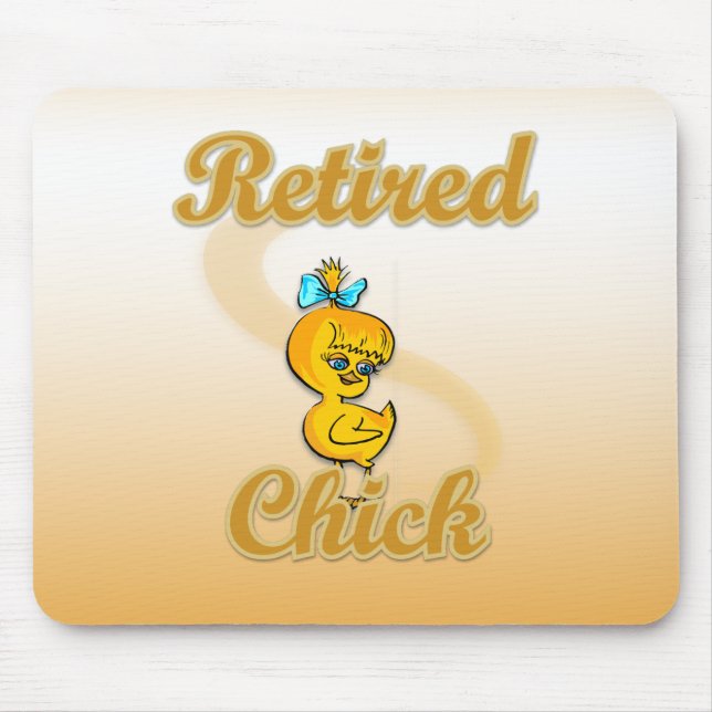 Retired Chick Mouse Mat (Front)