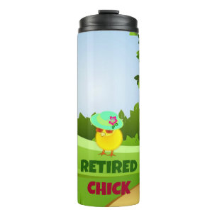 Retired Chick, oh happy days Thermal Tumbler