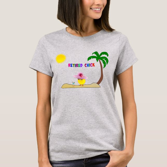 Retired Chick, So Cool, T-Shirt (Front)
