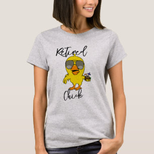 Retired Chicken Tee - Funny Farm Retirement Shirt