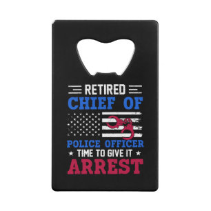 Retired Chief Of Police Officer -American-funny