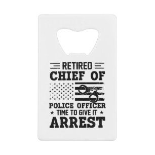 Retired Chief Of Police Officer -American-funny