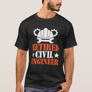 Retired Civil Engineer Board Exam Professional Eng T-Shirt