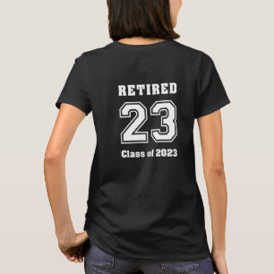 Retired Class of 2023 Collegiate Sports Dark Colou T-Shirt