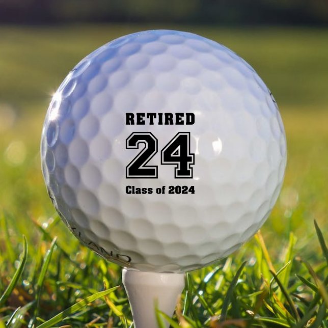 Retired Class of 2024 Collegiate Sports Golf Balls (Creator Uploaded)