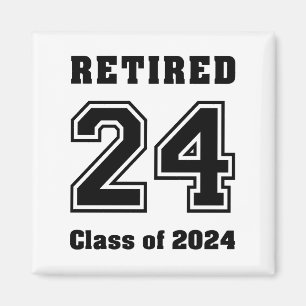 Retired Class of 2024 Collegiate Sports Magnet