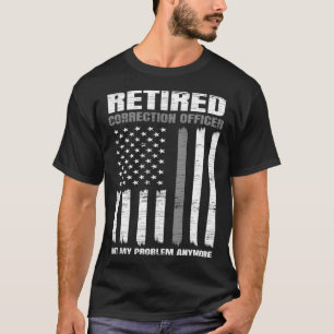Retired Correction Officer Retirement US American T-Shirt
