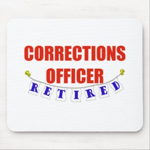 RETIRED CORRECTIONS OFFICER MOUSE MAT