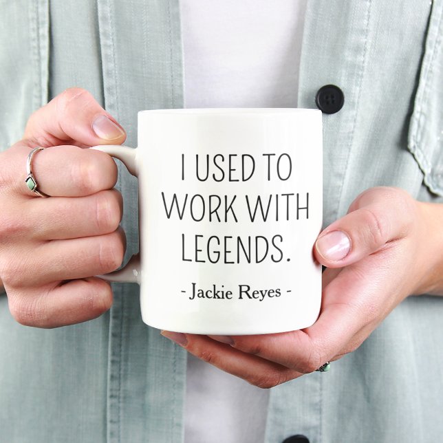 Retired Coworker Legends Once Lived Here Custom Na Mug (Creator Uploaded)