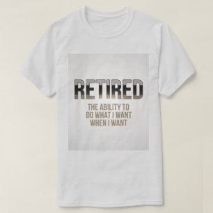 Retired Definition T-Shirt