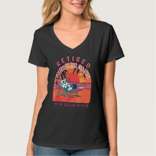 Retired Disability Case Manager Vintage Retiremen T-Shirt