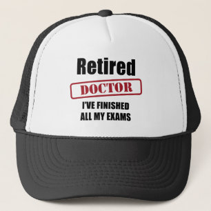 Retired Doctor Trucker Hat