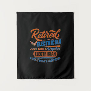 Retired Electrician - Electrician Gift Tapestry