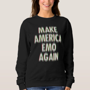 Retired Emo Kid Sad Music  Goth Punk Scene Gothic Sweatshirt