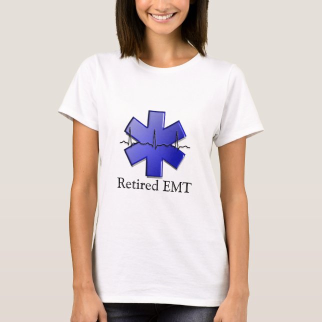 Retired EMT Gifts T-Shirt (Front)