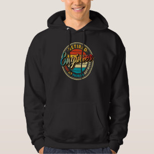 Retired Engineer Not My Problem Anymore Retro Reti Hoodie