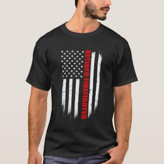 Retired Firefighter Gift - Thin Red Line American T-Shirt