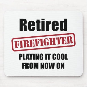 Retired Firefighter Mouse Mat