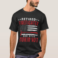 Retired Firefighter Retirement Thin Red Line