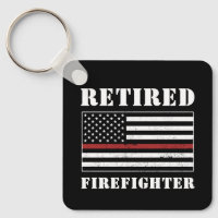 Retired Firefighter Thin Red Line Retirement Gift