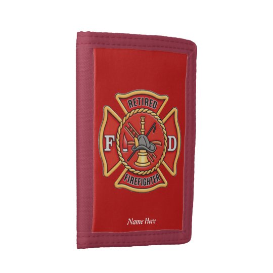 Retired Firefighter Tri-fold Wallet