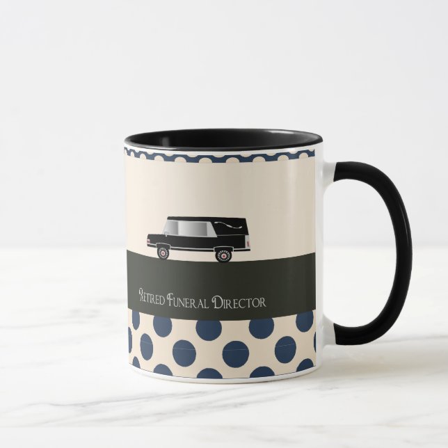 Retired Funeral Director Gifts Mug (Right)