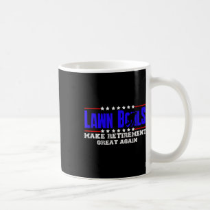 Retired Funny Lawn Bowls Gift For Men And Women La Coffee Mug