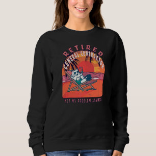 Retired General Contractor Vintage Retirement Sweatshirt