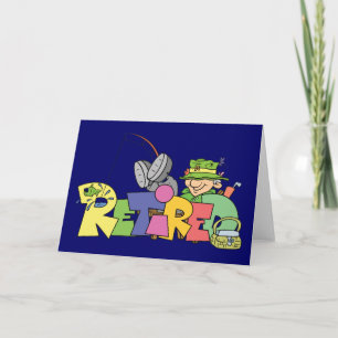Retired Gone Fishing Card