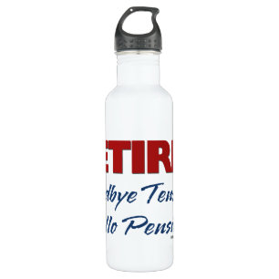 Retired: Goodbye Tension Hello Pension! 710 Ml Water Bottle