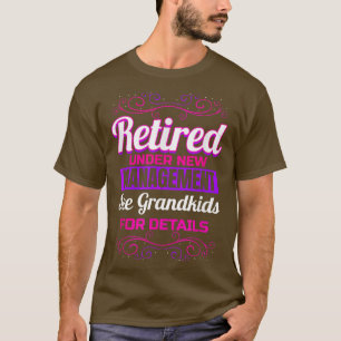 Retired Grandma Retirement Grandkids Retiree Farew T-Shirt
