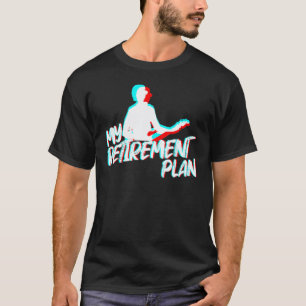 Retired Guitar Grandfather Retiree Musician Retire T-Shirt